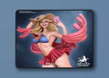 OXO3D – Super Girl – 3D Print Model STL