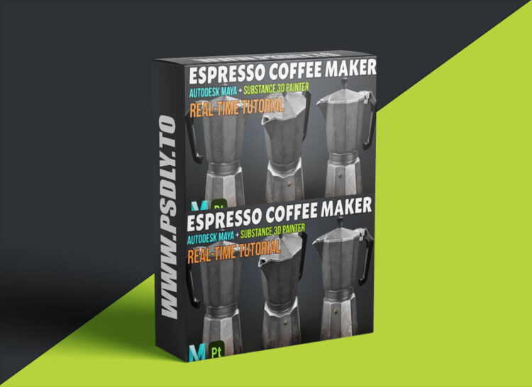 Patreon - Espresso Coffee Maker 3D Tutorial Video