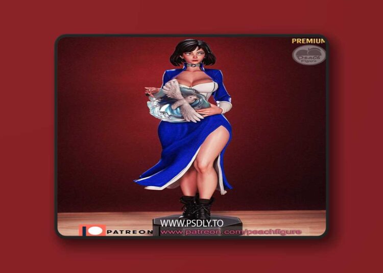 Peach Figure – Elizabeth – Bioshock – 3D Print Model STL