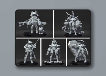 RN Estudio – Cyberpunk 2077 Pack – 3D Print Model STL