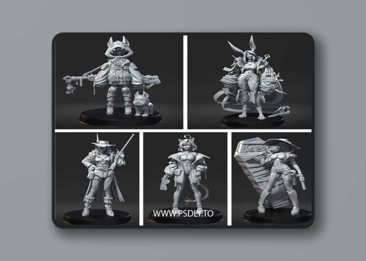RN Estudio – Cyberpunk 2077 Pack – 3D Print Model STL