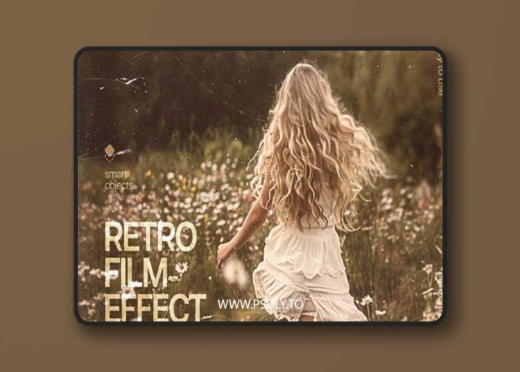 Retro Film - Vintage Cinematic Photo Effect for Photoshop