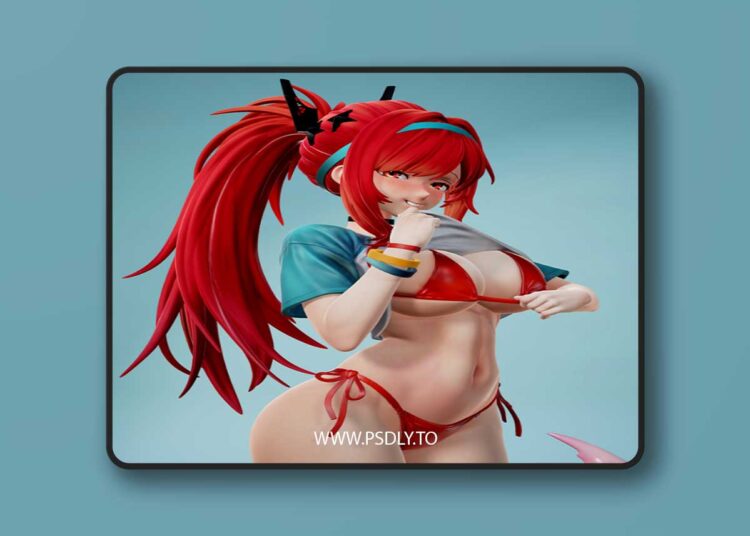 Rubim – Rapi Red Hood – Red Flavor – Swim Suit – 3D Print Model