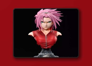 Sakura Bust – 3D Print Model