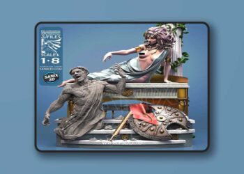 Sanix – Medusa (Diorama) – 3D Print Model STL