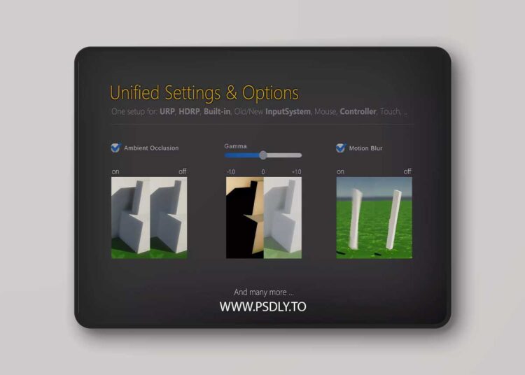 Settings & Game Options - Unified Menu v1.58