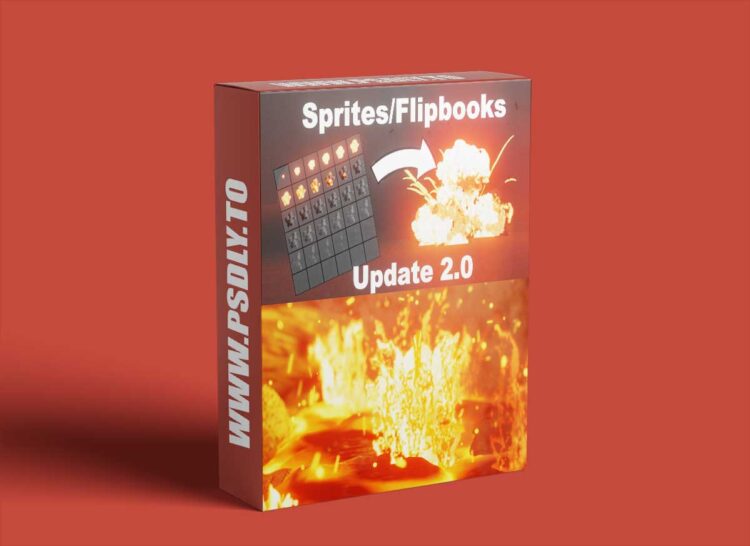 Sprite Particles For Realtime Vfx With Geonodes v2.0 for Blender