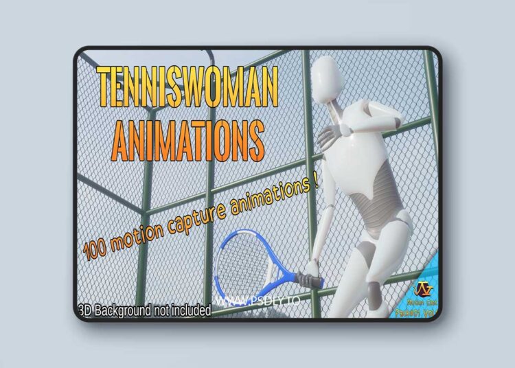 Tenniswoman animations (Motion Cast#01 Vol.1) [4.27 and 5.0 – 5.6]