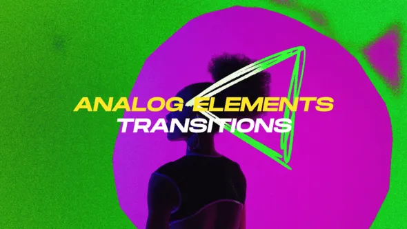 Videohive - Analog Elements Transitions - 59751926