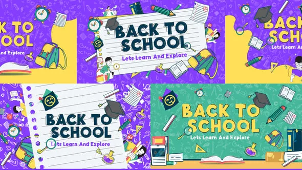 Videohive - Back to School Intro - 59529757