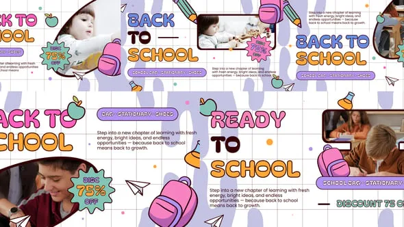 Videohive - Back to School Promo - 59594449