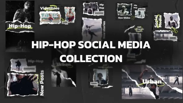 Videohive - Hip-Hop Social Media Collection - 59953064