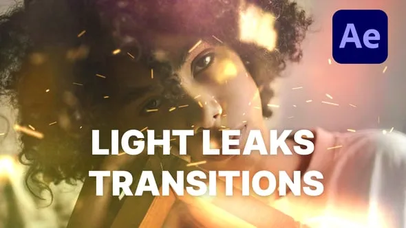 Videohive - Light Leaks Transitions | After Effects - 52893910