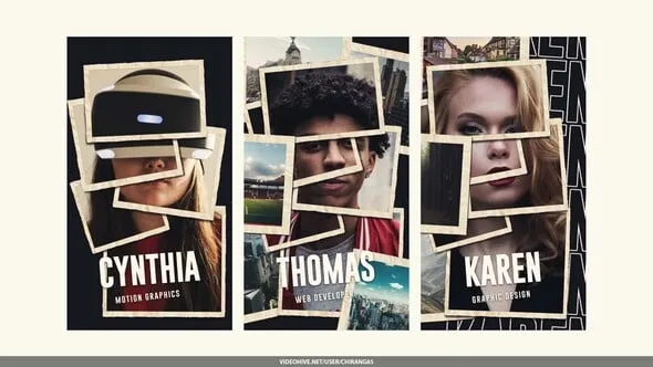 Videohive - Mosaic Photo Stories - 59803944
