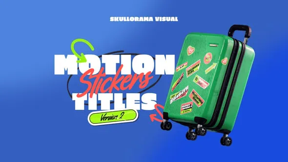 Videohive - Motion Stickers Titles V2 - 59949564