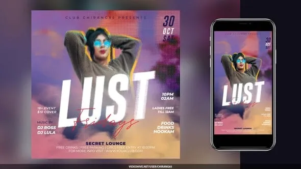Videohive - Night Club Flyer v24 - 59803705