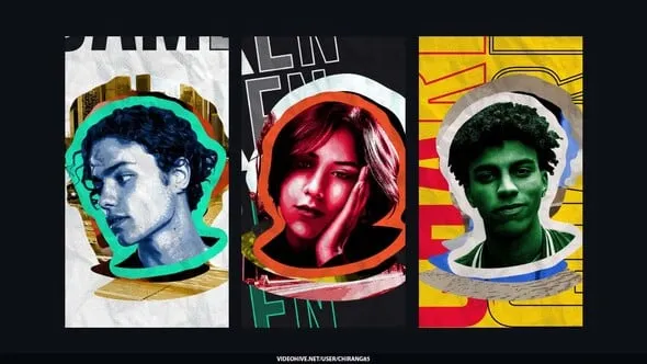 Videohive - Paper Collage Art Stories - 59745739