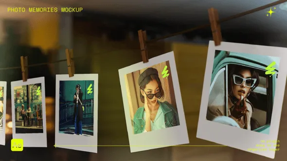 Videohive - Photo Memories Mockup - 59935347