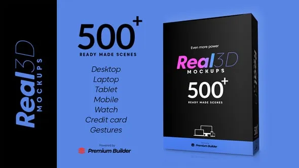 Videohive - Real 3D Mockups - 42143044