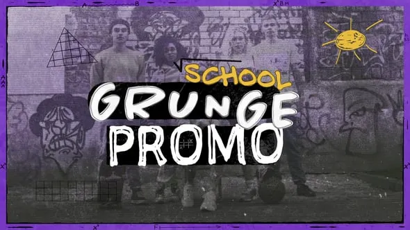 Videohive - School Grunge Promo - 59549904