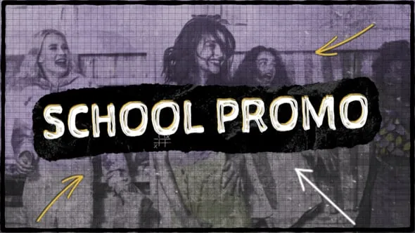 Videohive - School Grunge Promo - 59571131