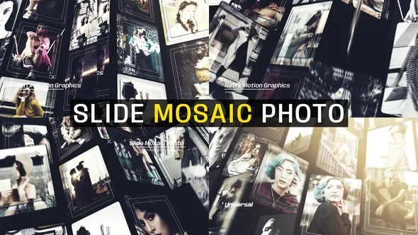 Videohive - Slide Mosaic Photo - 59910758