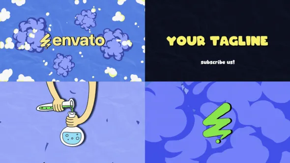 Videohive - Smoke Explosion Chemical Reaction Logo for After Effects - 59695647