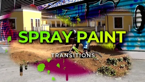 Videohive - Spray Paint Transitions - 59734497