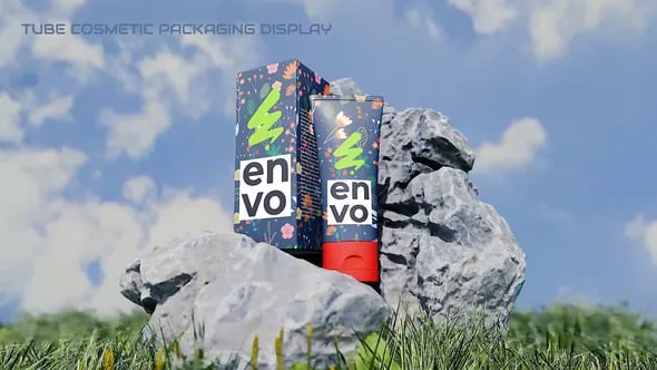 Videohive - Tube Cosmetic Packaging Display - 59682335