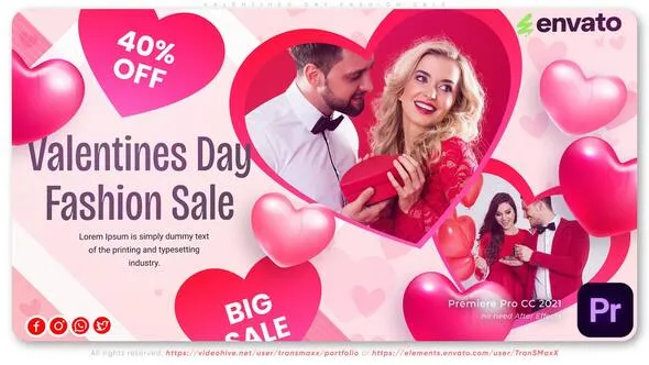 Videohive - Valentines Day Fashion Sale - 59830220