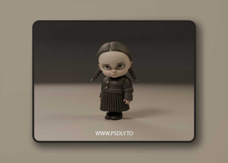 Wednesday Addams – 3D Print Model