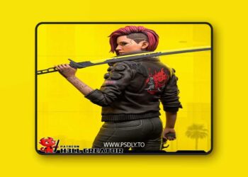 h3LL creator – Metal Gear – Big BossCyberpunk – Female V – 3D Print Model STL