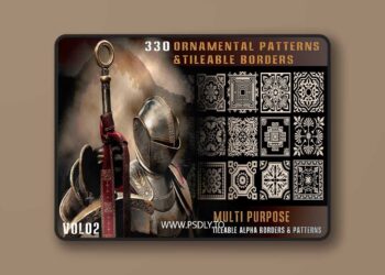 330 ornamental patterns & tileable borders-vol02 6 330 ornamental patterns & tileable borders-vol02