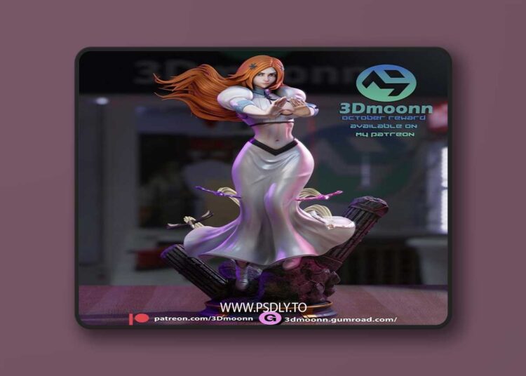 3Dmoonn – Bleach – Orihime – 3D Print Model STL