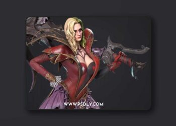 A chainsaw clown Low-poly 3D Model 7 A chainsaw clown Low-poly 3D Model