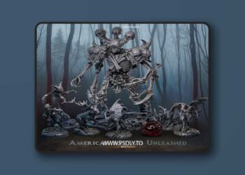 American Mythos Unleashed – 3D Print Model