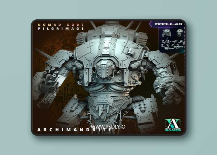 Archvillain Games – Nomad Gods – Pilgrimage – 3D Print Model 1 Archvillain Games – Nomad Gods – Pilgrimage – 3D Print Model