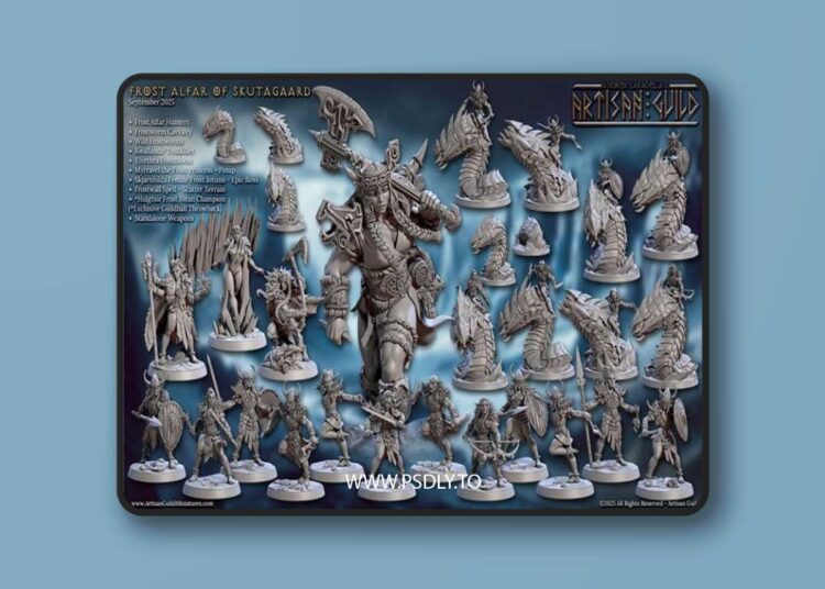 Artisan Guild – September 2025 – Frost Alfar of Skutagaard – 3D Print Model