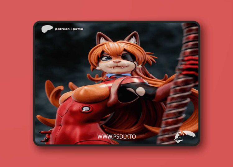 Asuka Furry – 3D Print Model 1 Asuka Furry – 3D Print Model