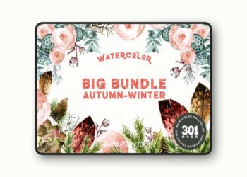 Autumn Winter Big Bundle PNG 1818599