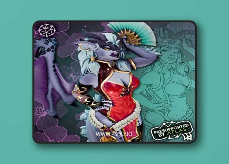 Azalea, The Dragon Empress KS – Dragonkin Form – 3D Print Model STL 1 Azalea, The Dragon Empress KS – Dragonkin Form – 3D Print Model STL