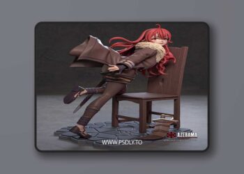 Azerama – Mushoku Tensei – Eris Greyrat – 3D Print Model STL 7 Azerama – Mushoku Tensei – Eris Greyrat – 3D Print Model STL