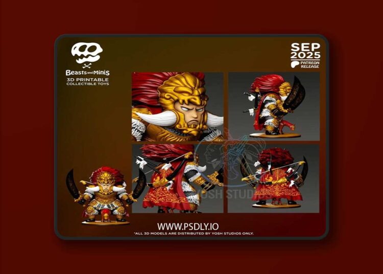 Beasts and Minis – Radahn Mini – 3D Print Model STL 1 Beasts and Minis – Radahn Mini – 3D Print Model STL