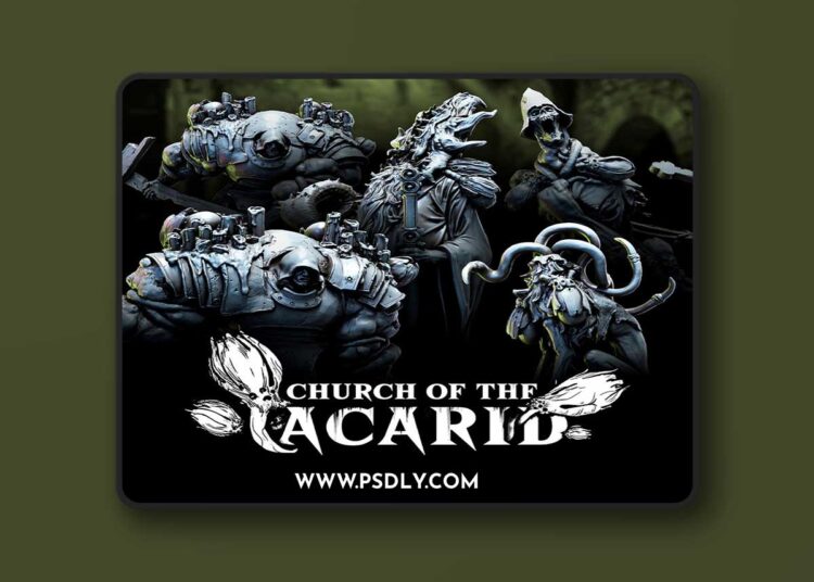 Bestiarum Miniatures – Church of the Acarid Part 2 – 3D Print
