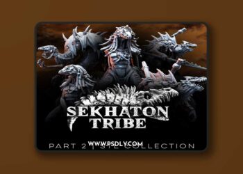 Bestiarum Miniatures – Sekhaton Tribes Part 2 – 3D Print Model 7 Bestiarum Miniatures – Sekhaton Tribes Part 2 – 3D Print Model