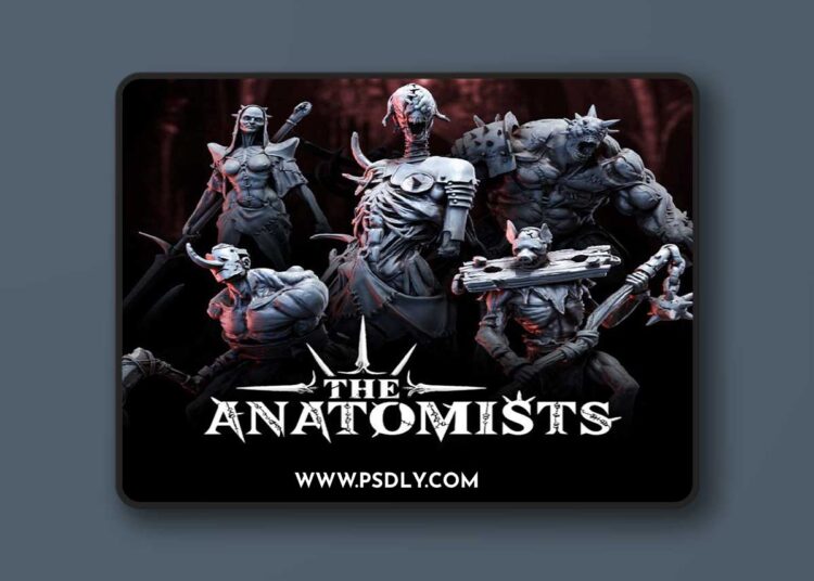 Bestiarum Miniatures – The Anatomists – 3D Print Model 1 Bestiarum Miniatures – The Anatomists – 3D Print Model