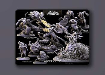 Bestiarum Miniatures – The Hive – February 2024 – 3D Print Model