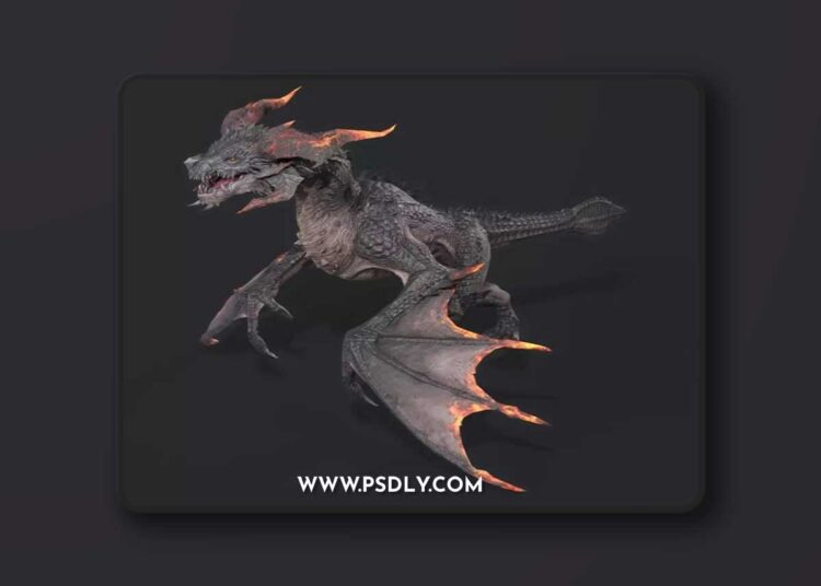 Birds Monsters Low-poly 3D Model 1 Birds Monsters Low-poly 3D Model