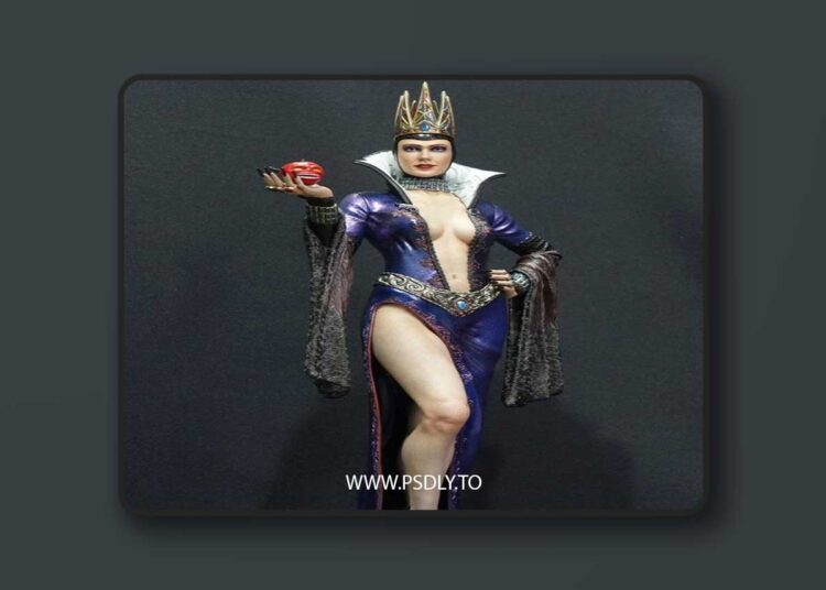 Black Queen – 3D Print Model STL 1 Black Queen – 3D Print Model STL