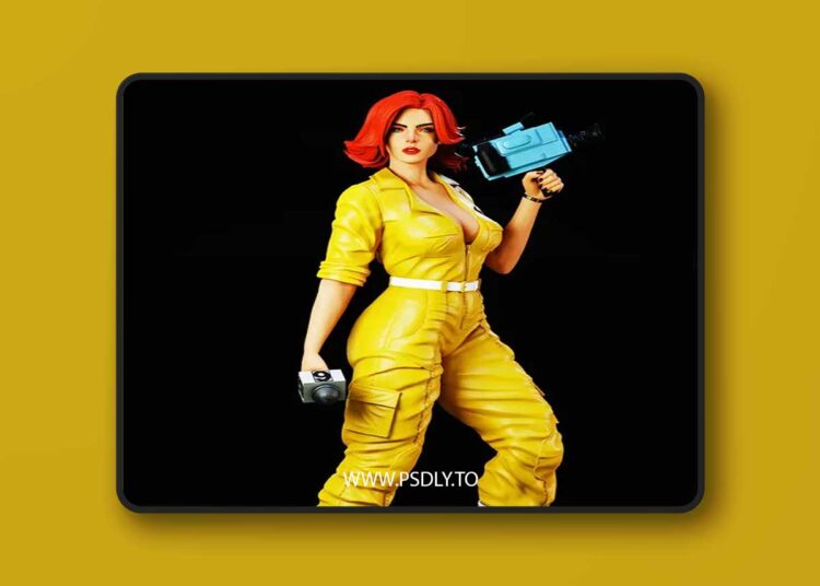 BrunoArt3D – April O’Neil – 3D Print Model STL